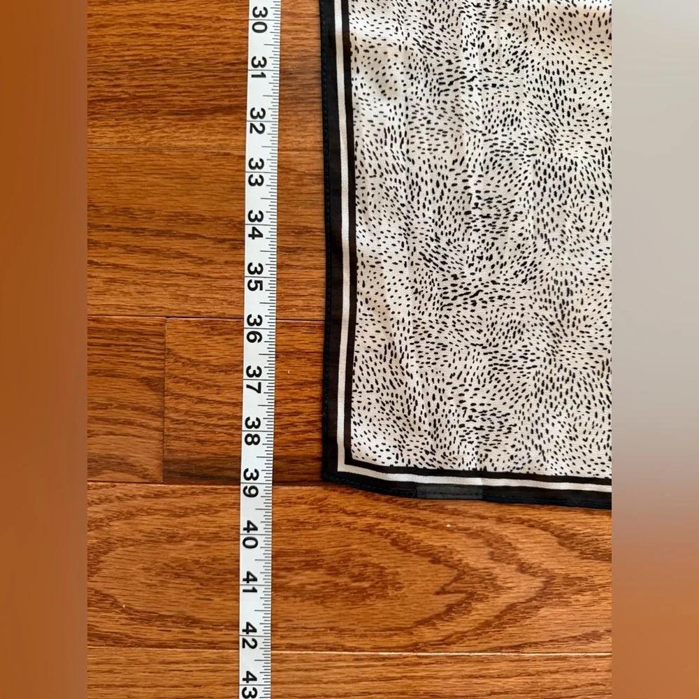 Elegant Gray Women's Silk Scarf